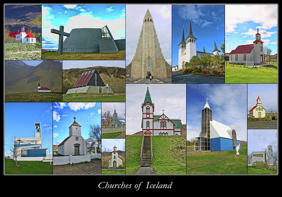 Churches of Iceland Photograph by Allen Beatty