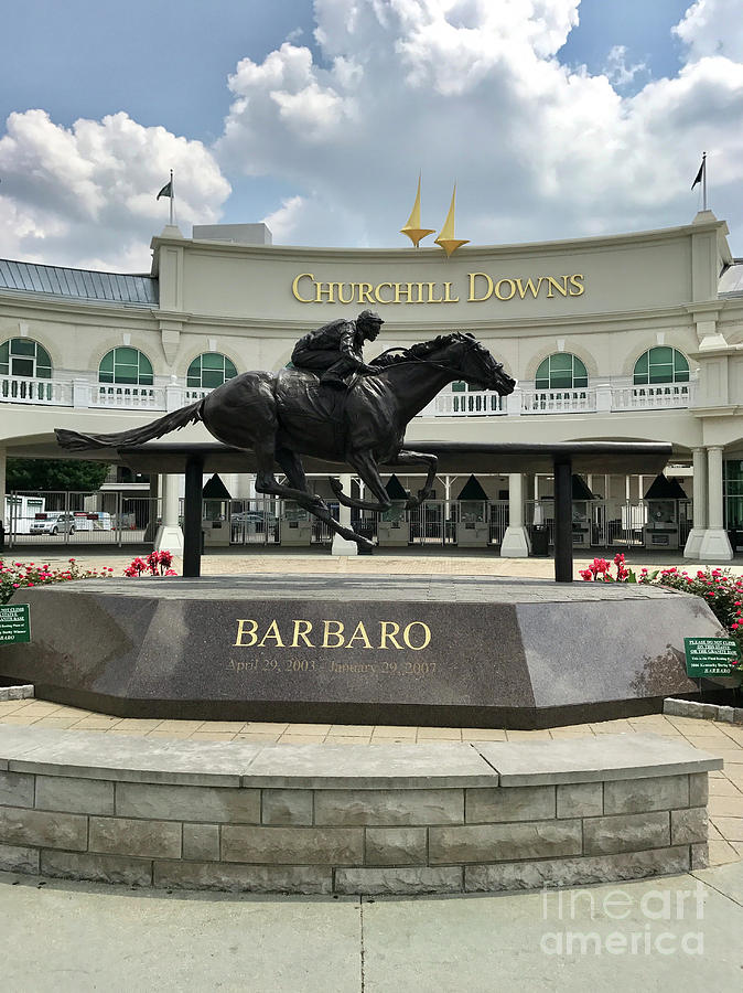 Louisville Photograph - Churchill Downs Barbaro 2 by CAC Graphics