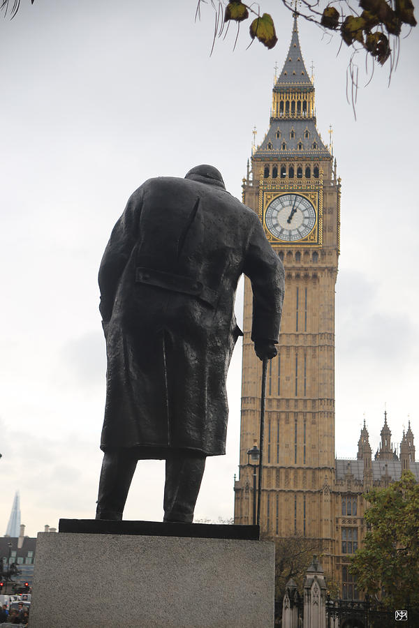 Churchill heads to Westminster Photograph by John Meader