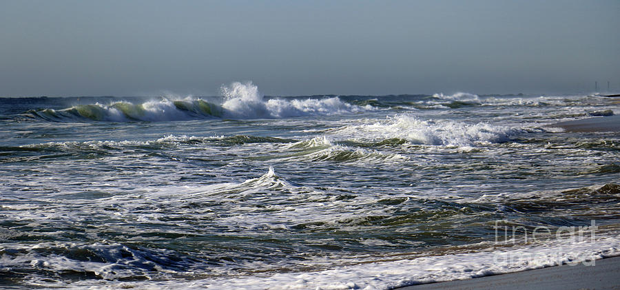 Churning Ocean Photograph by Mary Haber