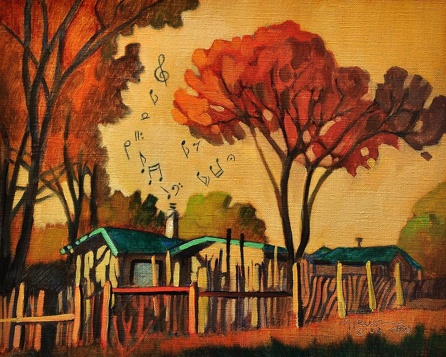 Cias Music House Painting by Art West
