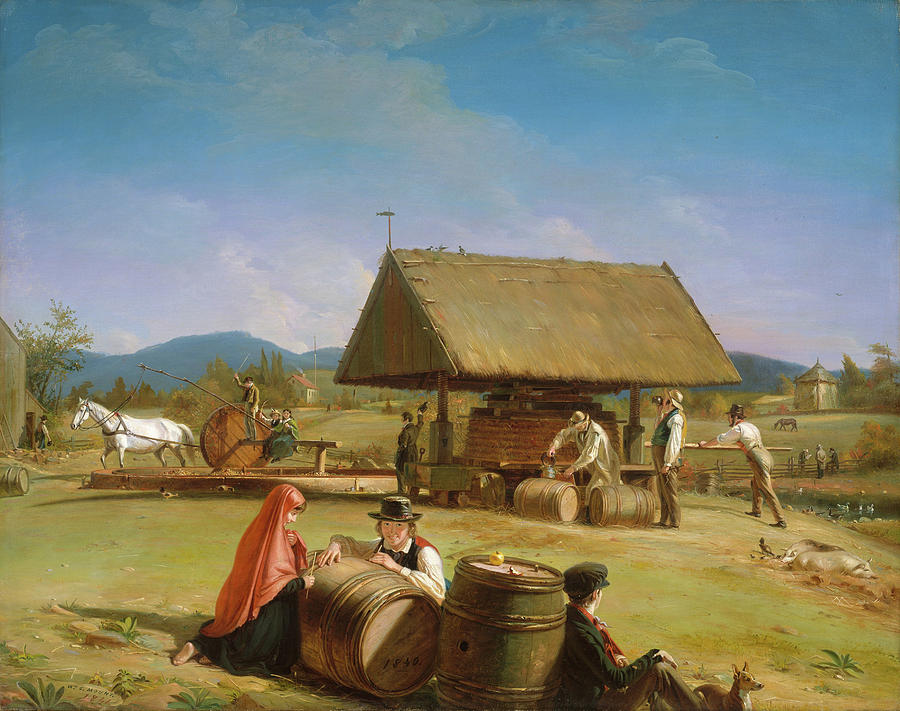 Cider Making                                  Painting by William Sidney Mount