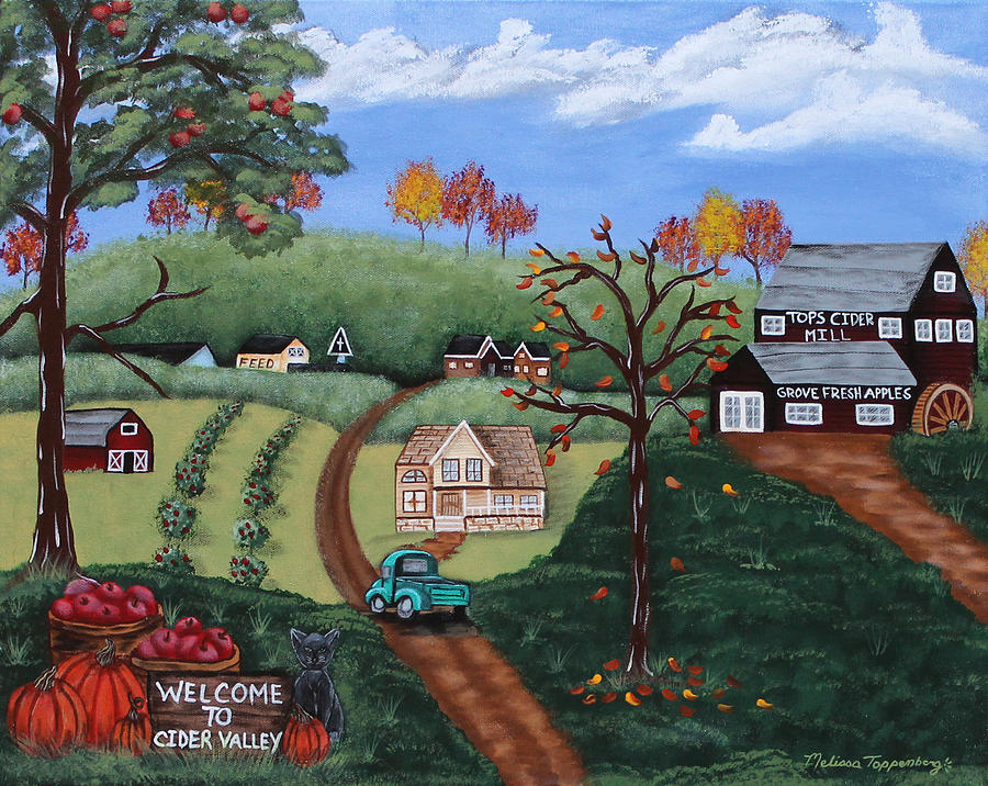 Cider Valley Painting by Melissa Toppenberg