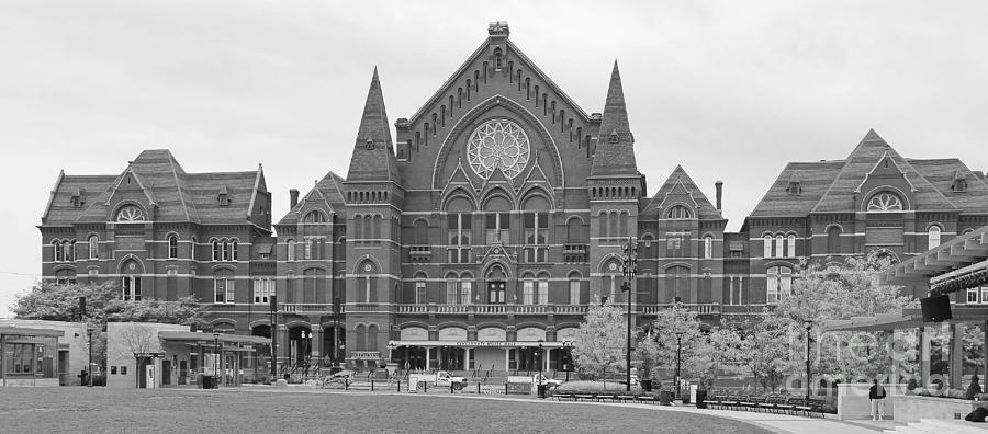 Cincinnati Music Hall 9992 black and white Photograph by Jack Schultz
