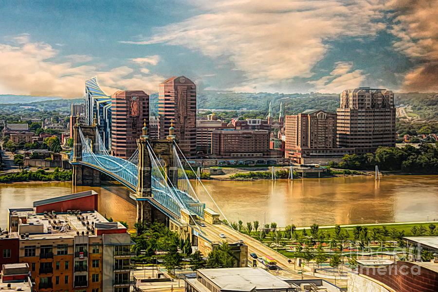 Cincinnati Photograph - Cincinnati Ohio by Gaby Swanson Cincinnati Photograph - Cincinnati Ohio by Gaby Swanson