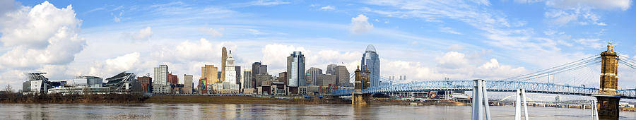 Cincinnati Panorama Photograph by Keith Allen