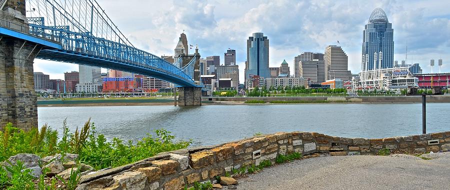 Cincinnati Panoramic City View Photograph by Frozen in Time Fine Art Photography