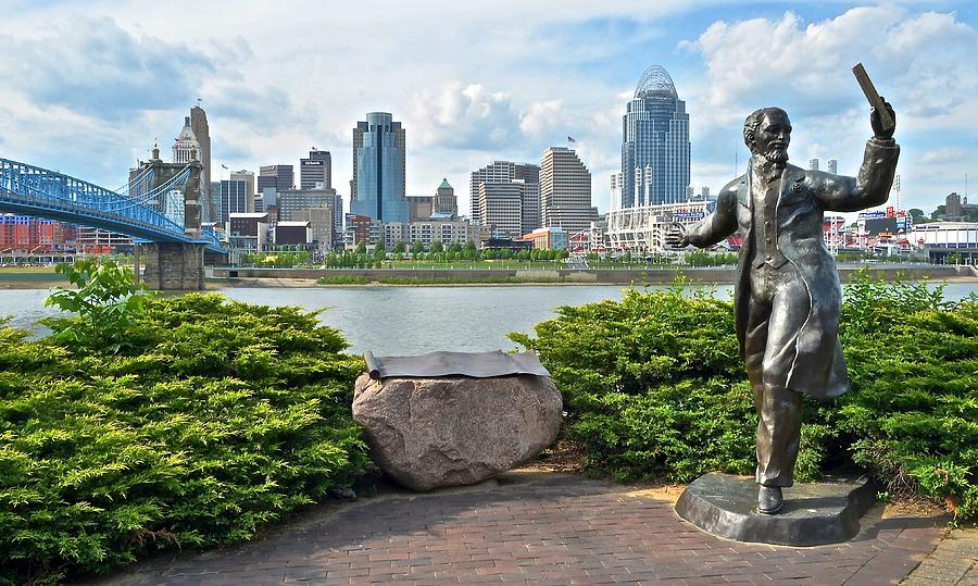 Cincinnati Panoramic from Covington Photograph by Frozen in Time Fine Art Photography