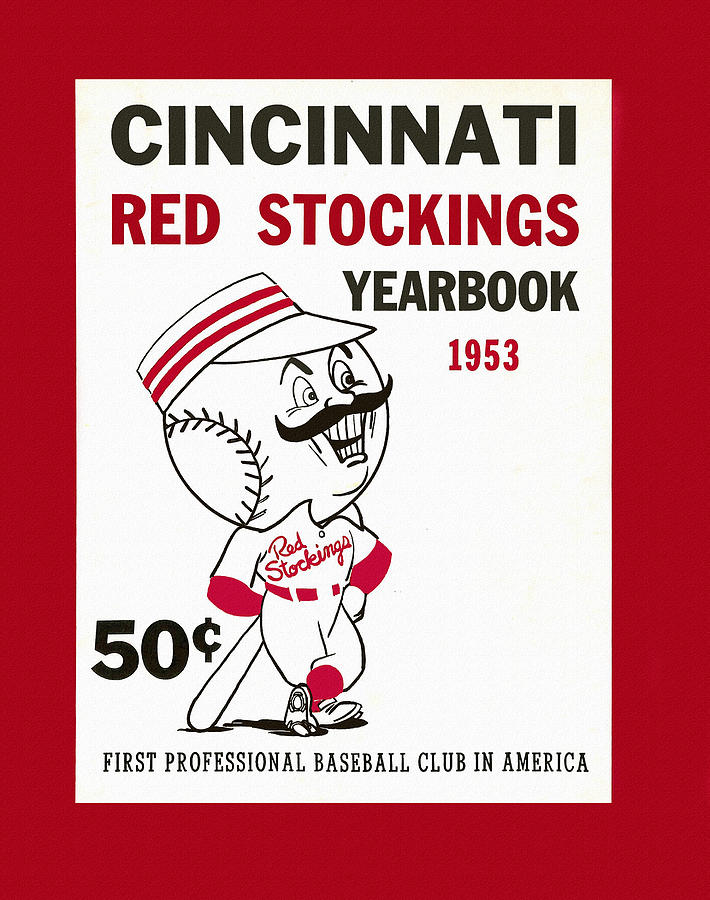 Cincinnati Reds 1954 Vintage Yearbook Acrylic Print by Big 88 Artworks -  Pixels