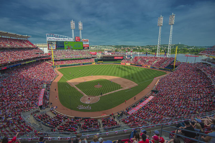 Cincinnati Reds Great America Ballpark Creative 2 Photograph by David Haskett II