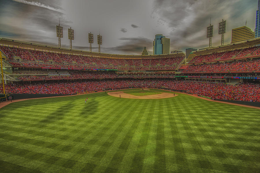 Cincinnati Reds Great America Ballpark Creative Edit  Photograph by David Haskett II