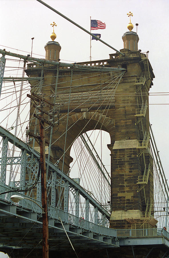 Cincinnati - Roebling Bridge 4 Photograph by Frank Romeo