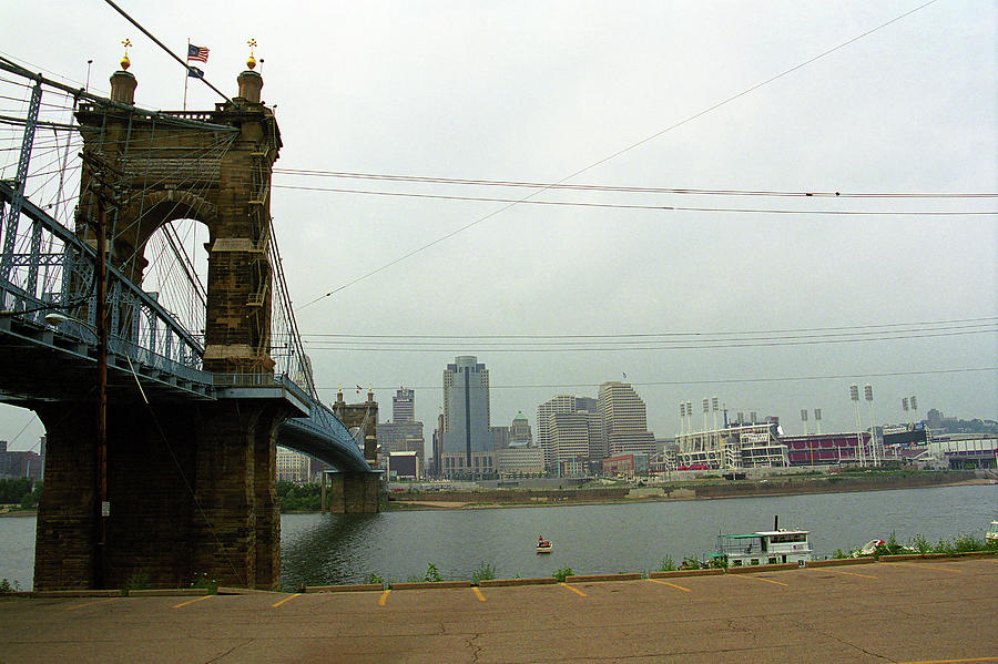 Cincinnati - Roebling Bridge 7 Photograph by Frank Romeo