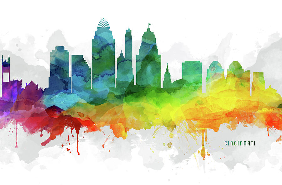 Cincinnati Skyline Mmr-usohci05 Digital Art