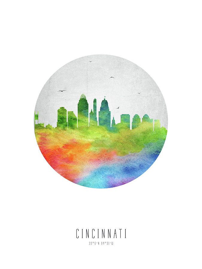 Cincinnati Skyline Usohci20 Digital Art
