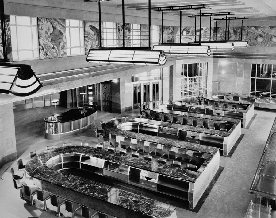 Cincinnati Union Terminal, Lunchroom Photograph by Everett Cincinnati Union Terminal, Lunchroom Photograph by Everett