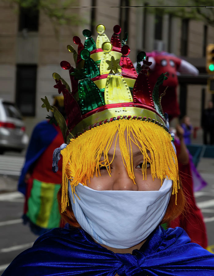 Cinco de Mayo Parade NYC 2018 Ethnic Costume Photograph by Robert Ullmann