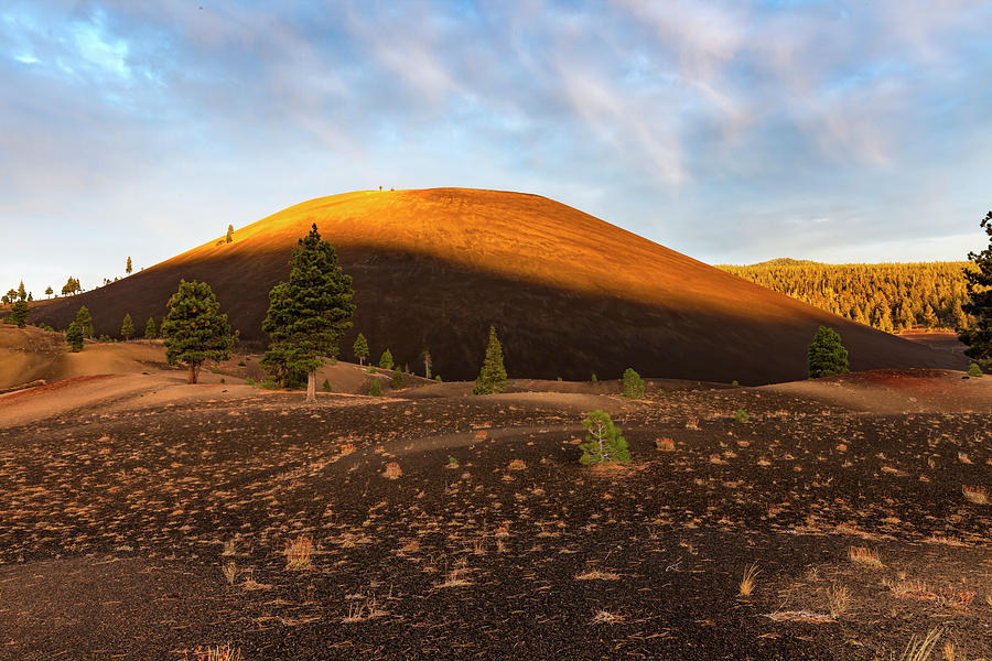 Cinder Cone at Sunrise Photograph by Rick Pisio