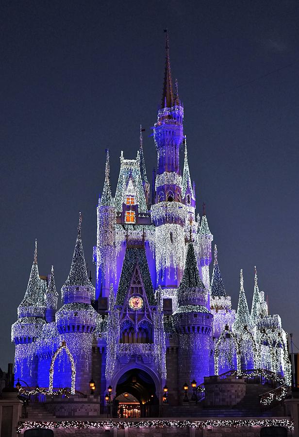 Cinderella Castle Holidays Digital Art by Barkley Simpson - Fine Art ...