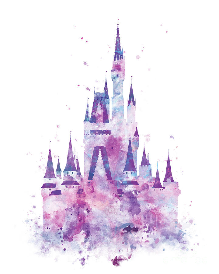 Download Cinderella Castle Mixed Media by Monn Print