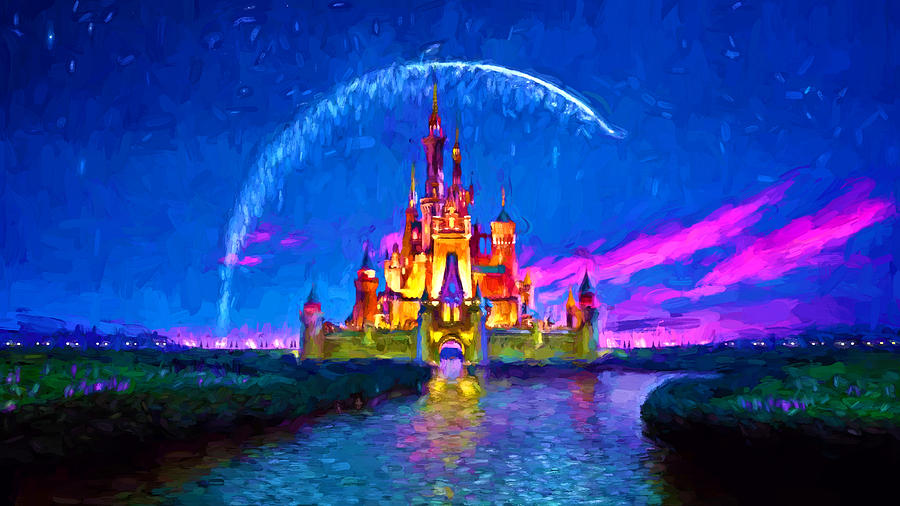 Cinderella Castle Painting by Theo Westlake