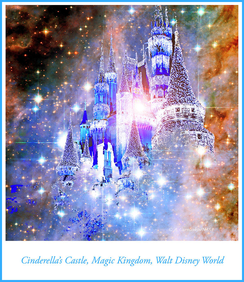 Cinderellas Castle, Fantasy Nighttime, Magic Kingdom Photograph by A Macarthur Gurmankin