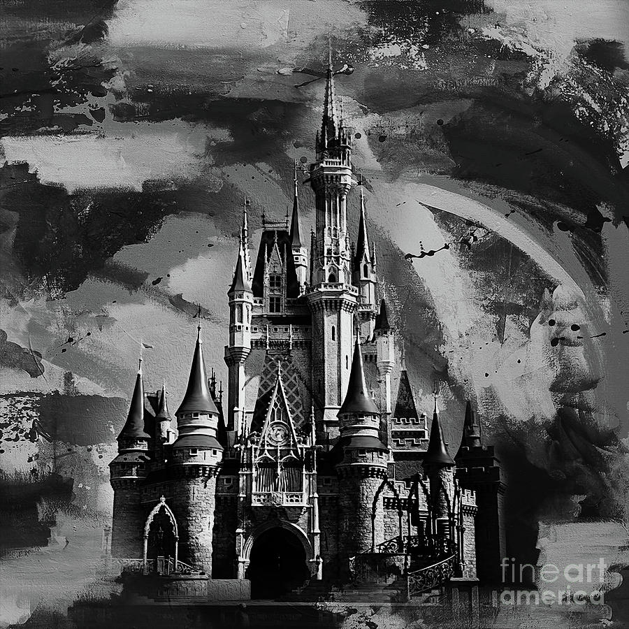 Cinderellas Castle  Painting by Gull G