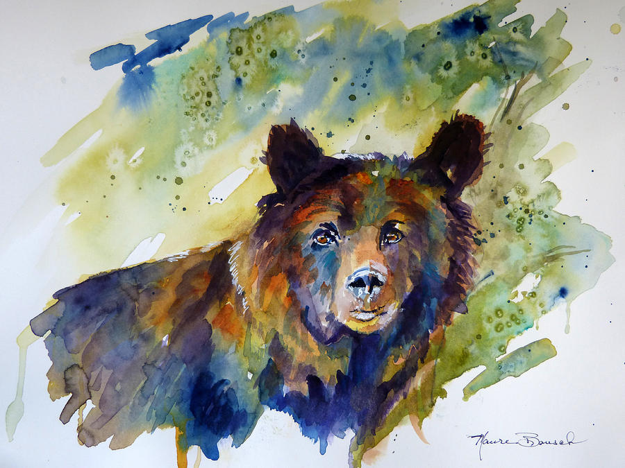 Bear Painting - Cinnamon Bear by P Maure Bausch