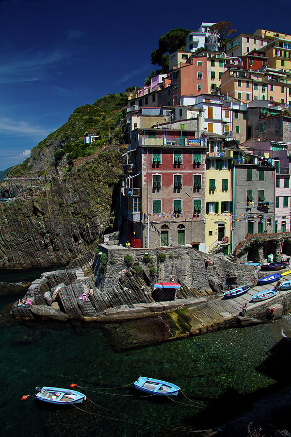 Cinque Terre Northern Italy Photograph by Roger Mullenhour