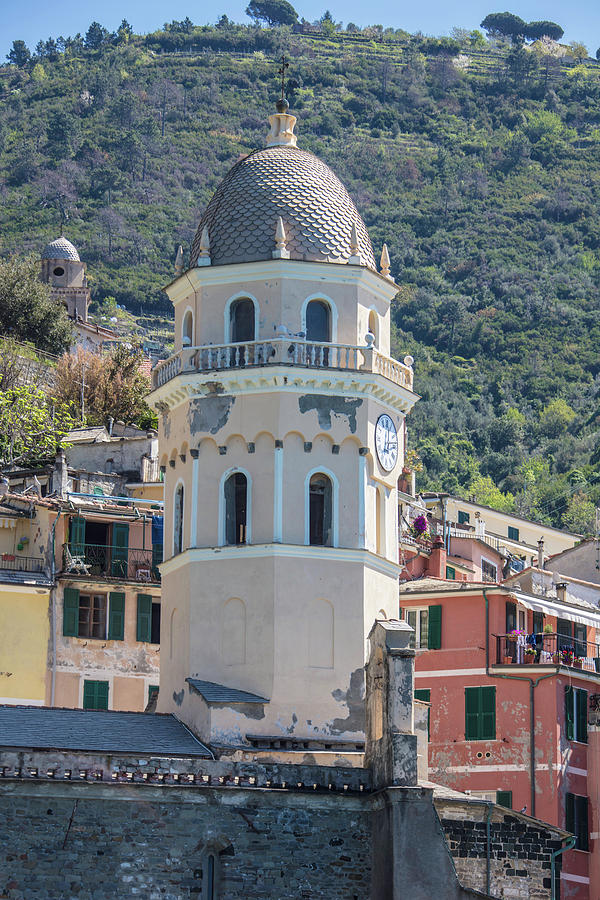 Cinque Terre Tower  Photograph by John McGraw