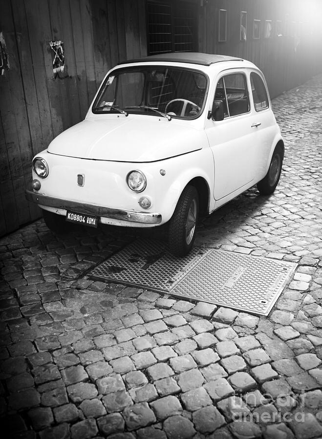 Cinquecento FIAT Blak and White Photograph by Stefano Senise
