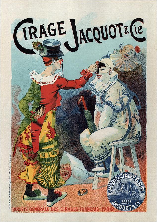 Magician Mixed Media - Cirage Jacquot and Cie - Vintage French Advertising Poster by Studio Grafiikka