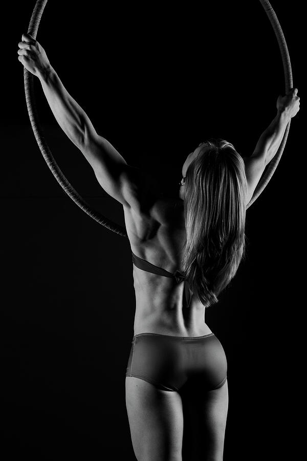 Hoop Photograph - Circle and Strength by Monte Arnold