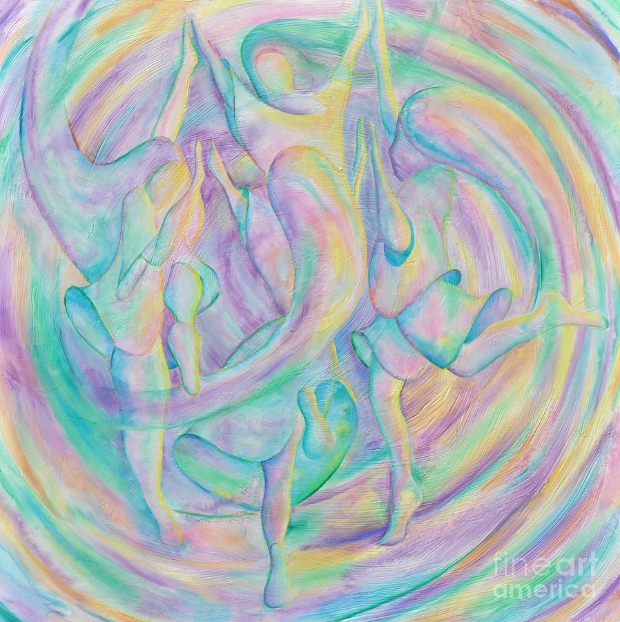 Circle Dance Painting by Jaswant Khalsa - Pixels