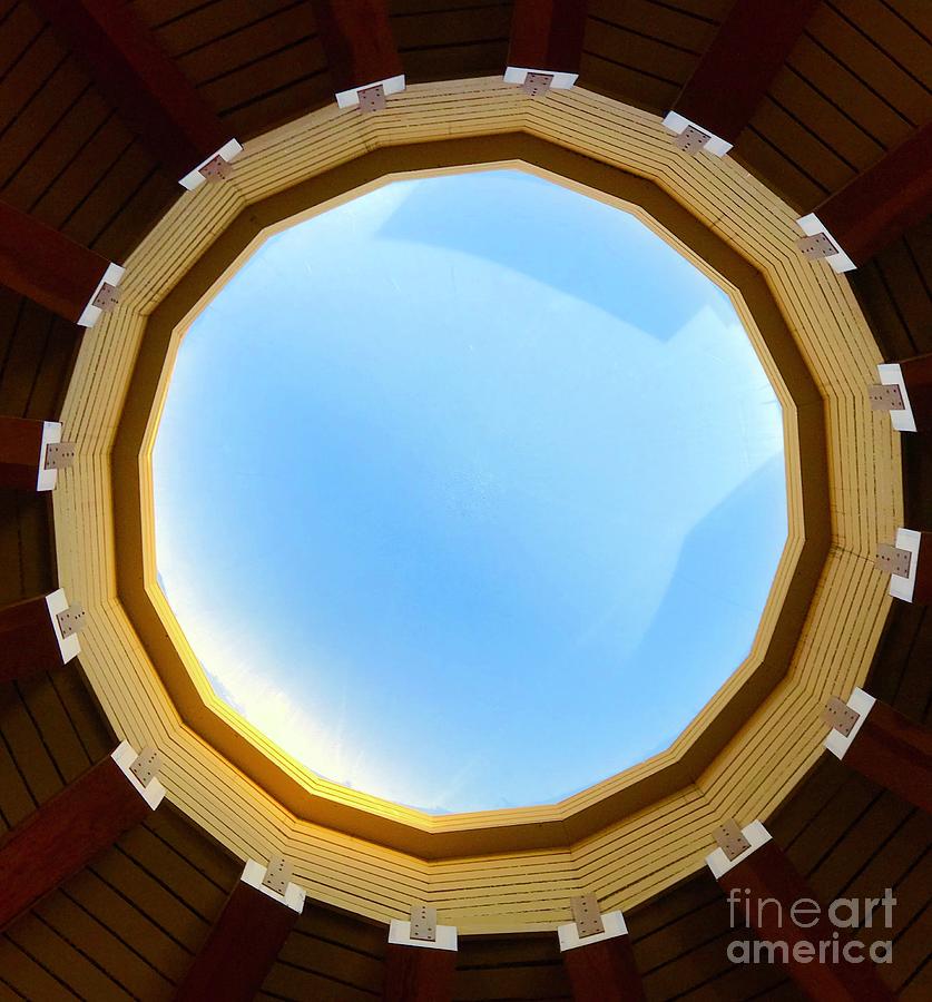 Circle Skylight Photograph by Suzanne Lorenz