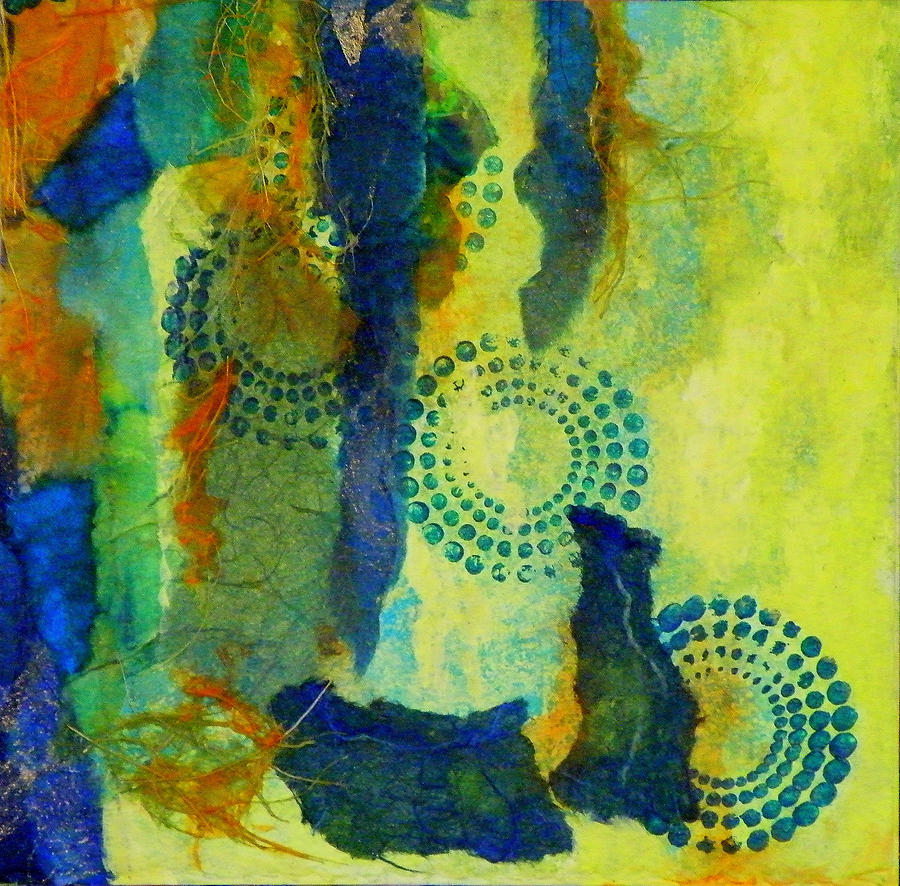 Mixed Media Painting - Circles 6 by Tara Milliken Mixed Media Painting - Circles 6 by Tara Milliken