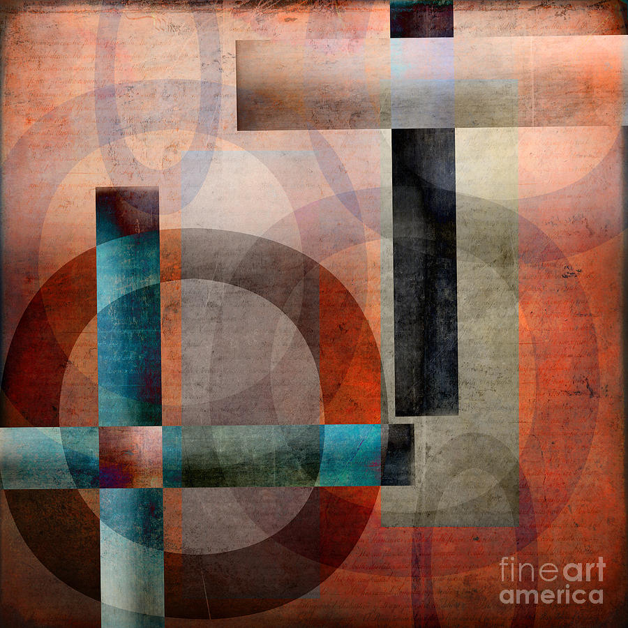 Abstract Photograph - Circles Abstract 4 by Edward Fielding
