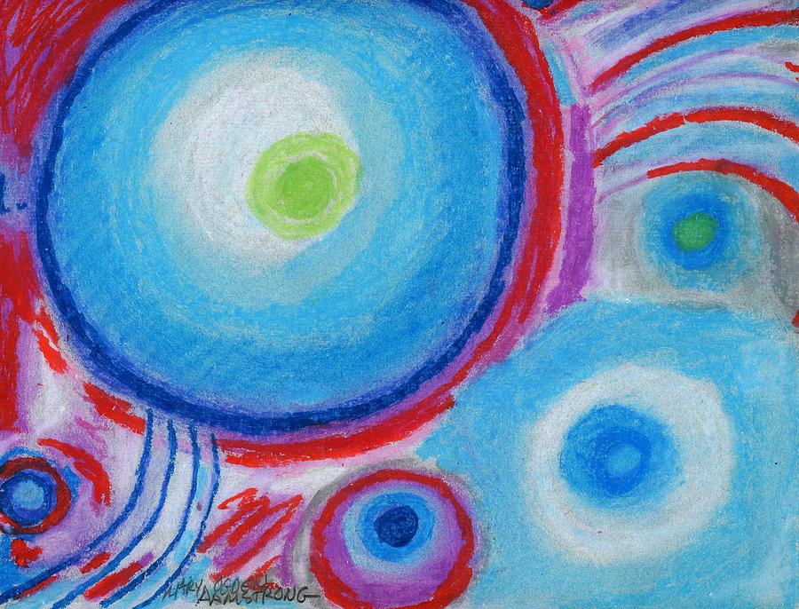 Circles II Painting by Mary Armstrong