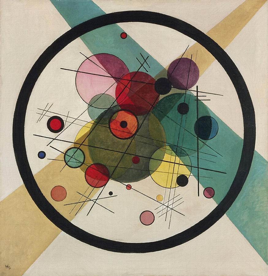 Circles In A Circle Painting by Wassily Kandinsky