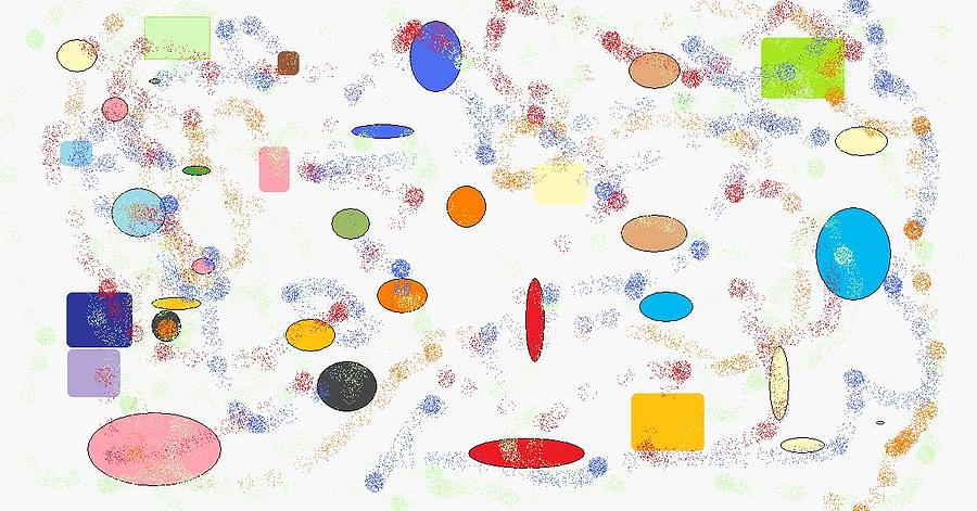 Abstract Digital Art - Circles by Joshua Holmes Abstract Digital Art - Circles by Joshua Holmes