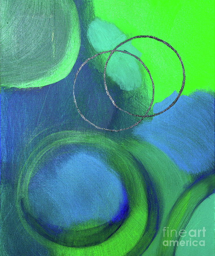 Circles of Love Painting by Janice Pariza