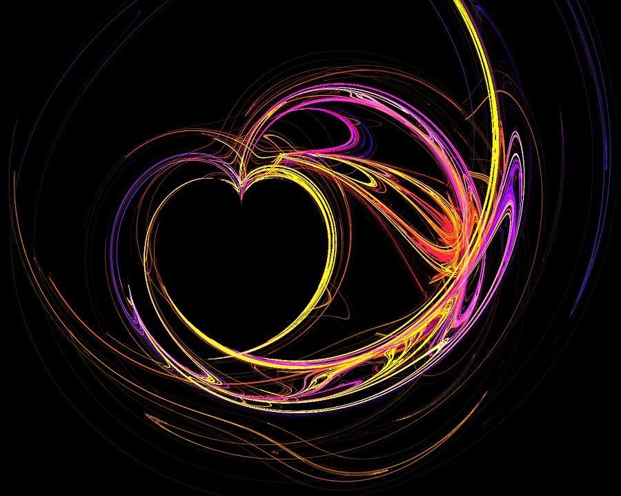 Circles of Love Digital Art by Mary Morawska
