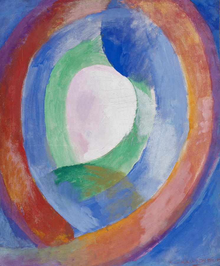 Circular forms Painting by Robert Delaunay