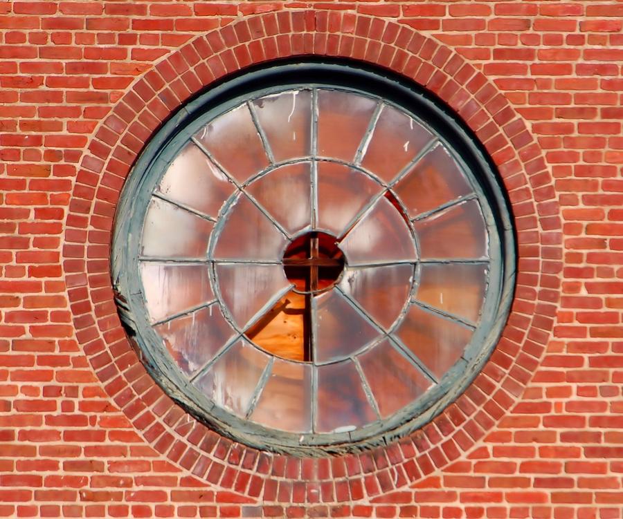 Circular Window and Bricks Photograph by Josephine Buschman
