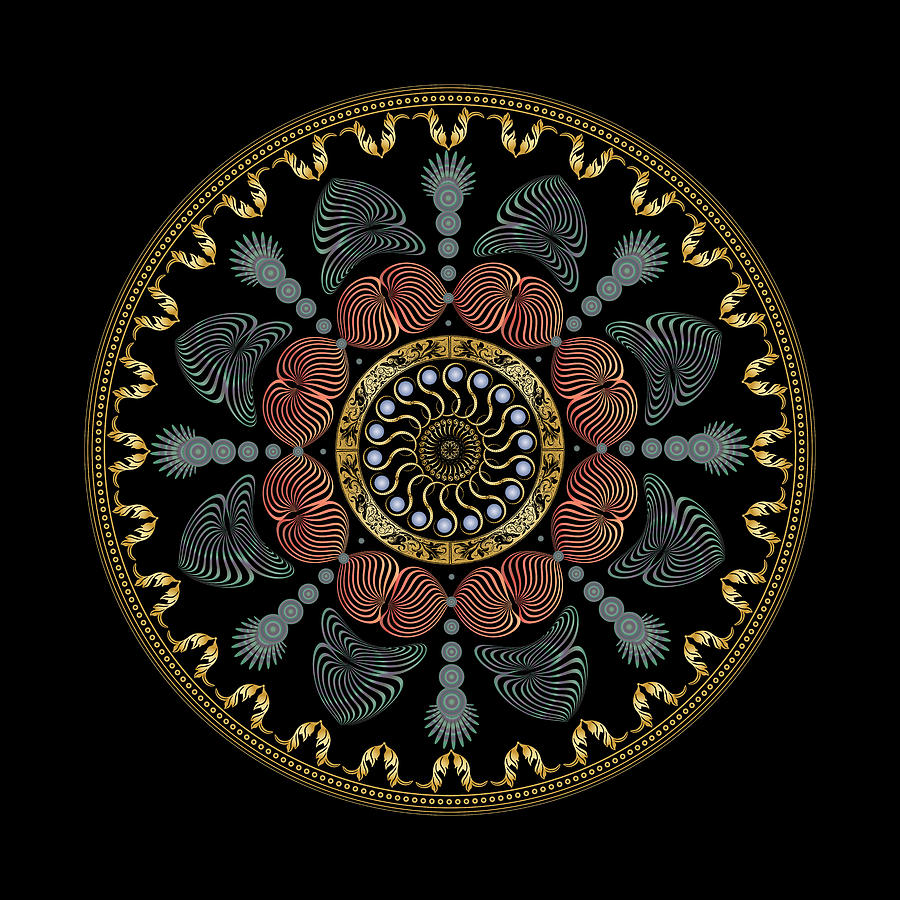 Circularity No 1670 Digital Art by Alan Bennington