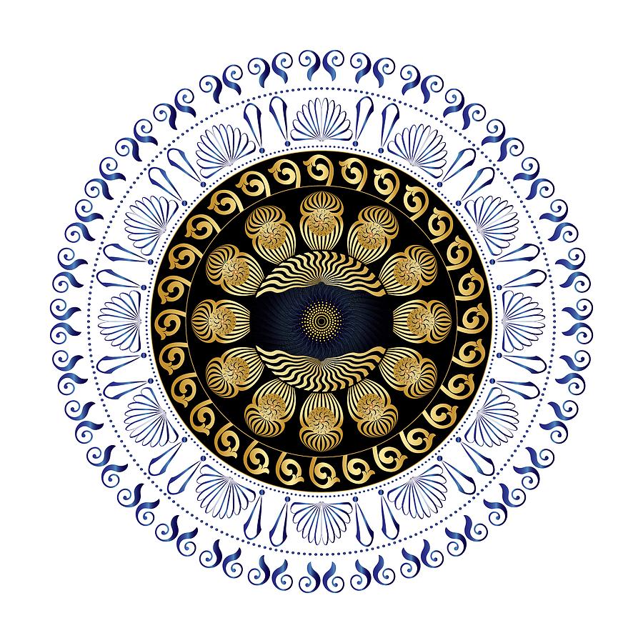 Circularium No 2638 Digital Art by Alan Bennington