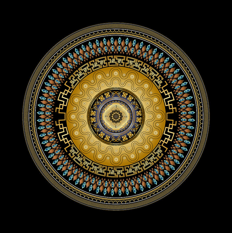 Circularium No 2642 Digital Art by Alan Bennington