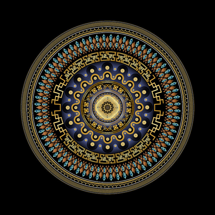 Circularium No 2643 Digital Art by Alan Bennington