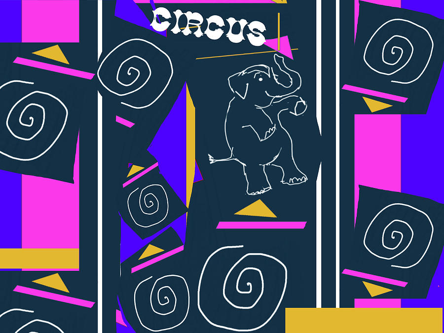 Circus Buddy  2 Digital Art by Janis Kirstein