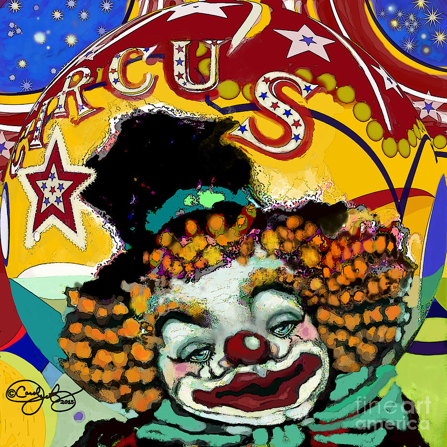 Circus Digital Art by Carol Jacobs